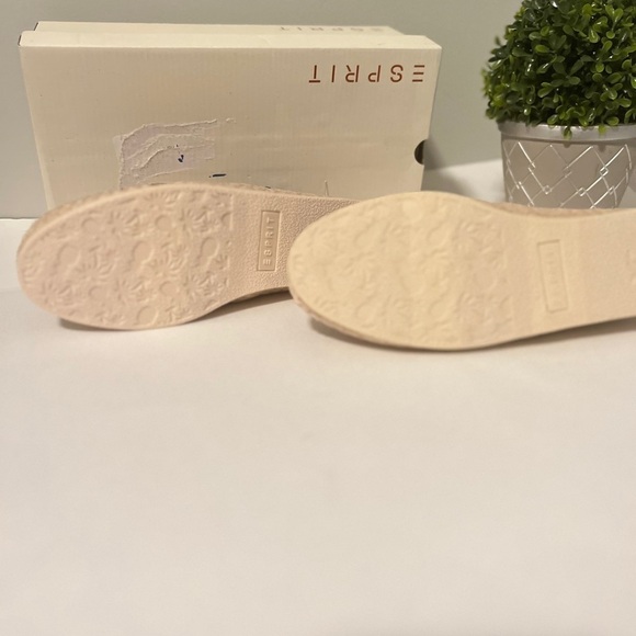 ESPRIT Elene Slip-On Espadrille Flats – Dusty Pink, Size 6, Spring/Summer Shoes - Picture 7 of 8